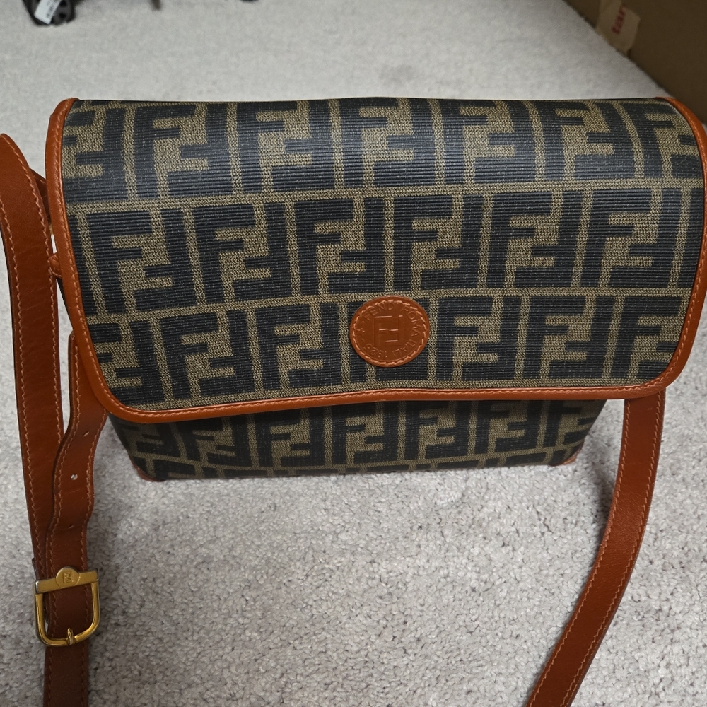 Fendi Zucca Messenger bag